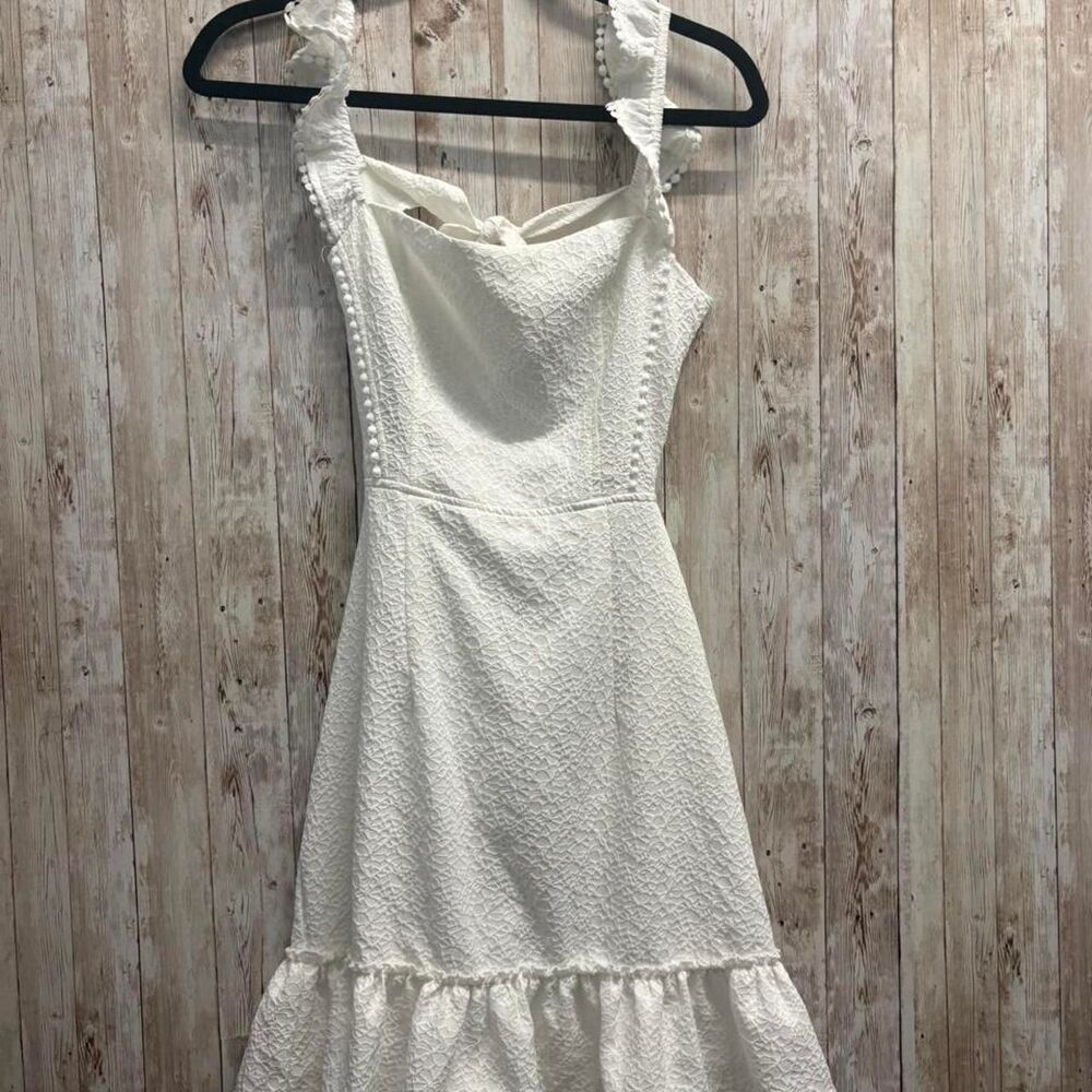 Unbranded Women's White and Cream Dress